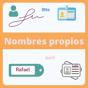 Nombres propios con mayúscula