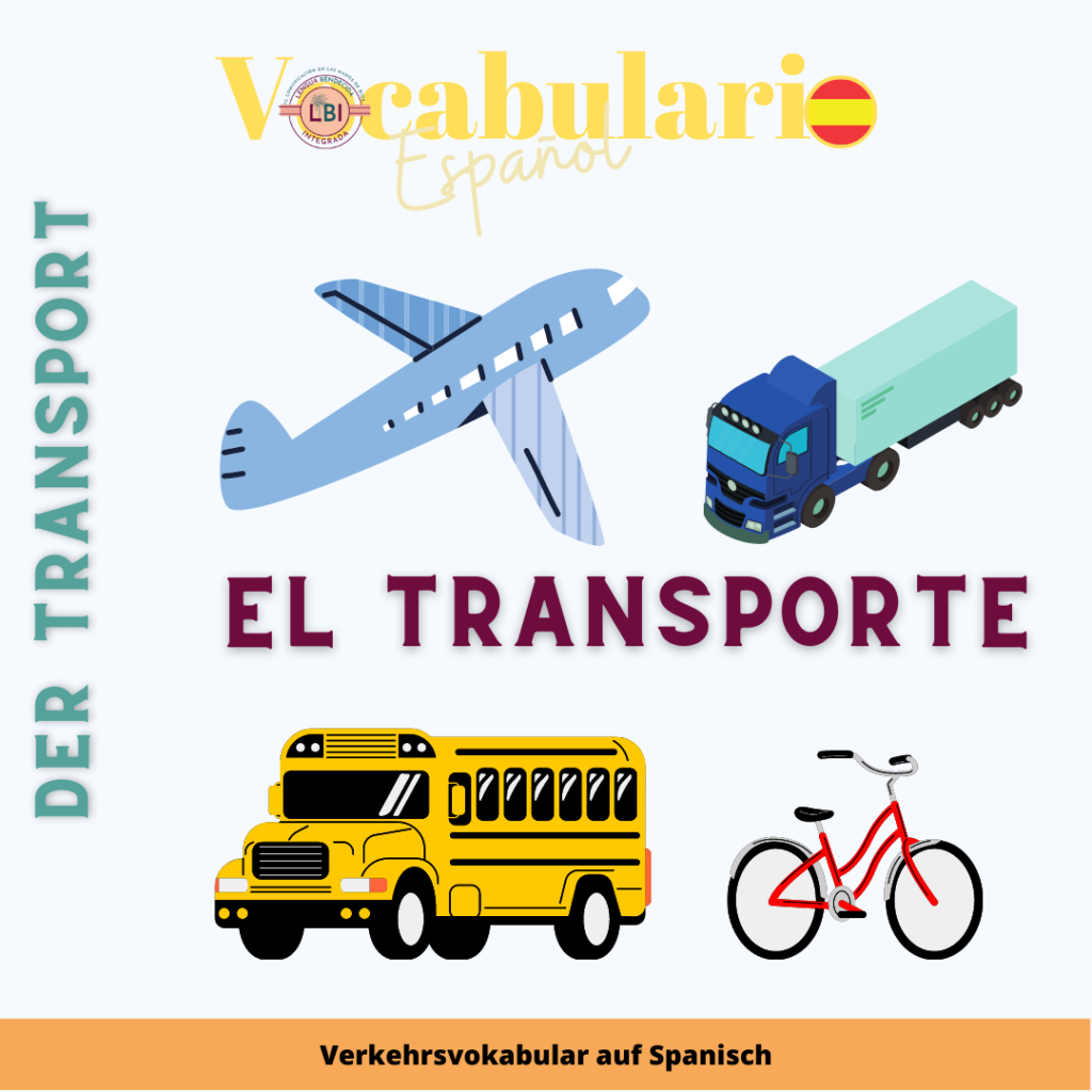 Vocabulario del transporte en espanol